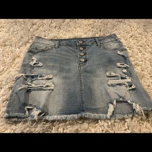 Brand new never worn Altar’d State blue jean mini